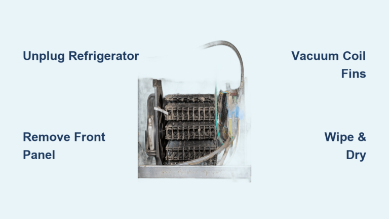 How to Clean Fridge Freezer Coils: Quick Steps