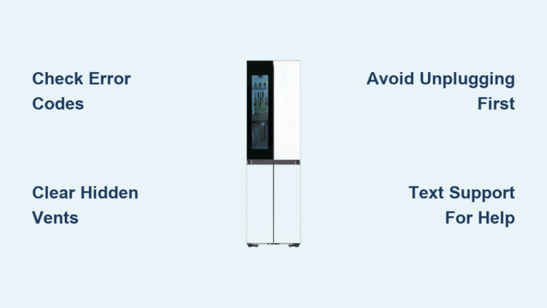 Samsung Bespoke Freezer Not Cooling? Fix It Fast