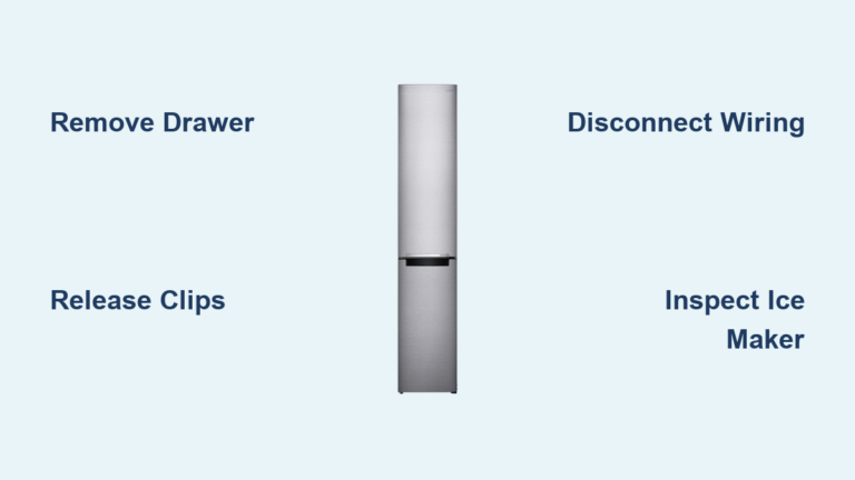 How to Remove Samsung Bottom Freezer Ice Maker