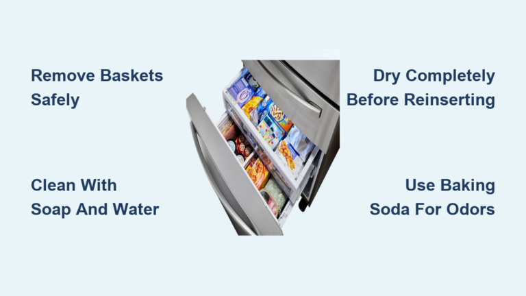 How to Clean Samsung Freezer Drawers