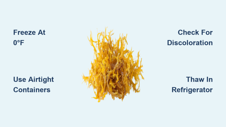 How Long Does Sea Moss Last in the Freezer