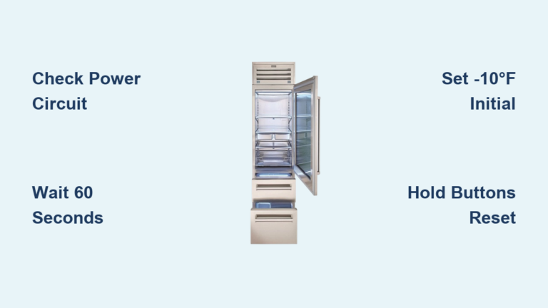 How to Turn On Sub Zero Freezer: Quick Steps