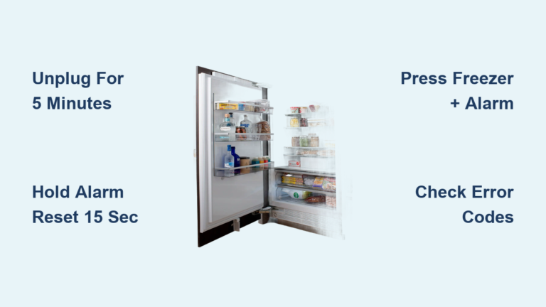 How to Reset Thermador Freezer: Quick Steps