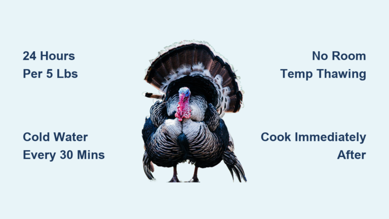How to Thaw Turkey: Best Times & Tips