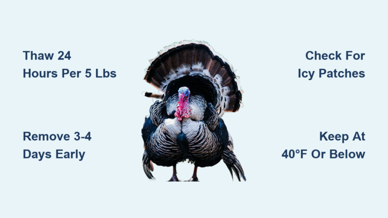 When to Take Turkey Out of Freezer for Thawing (2026 Guide)