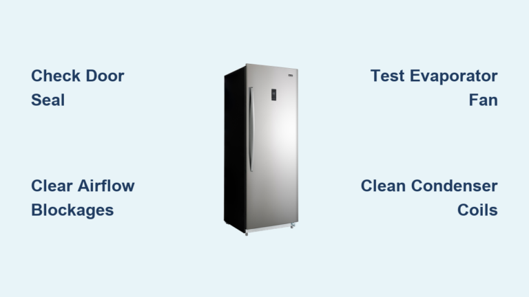 Upright Freezer Not Freezing? Quick Fix Guide