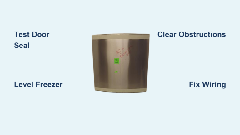 How to Fix Whirlpool Freezer Door