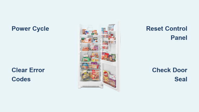 How to Reset Whirlpool Upright Freezer